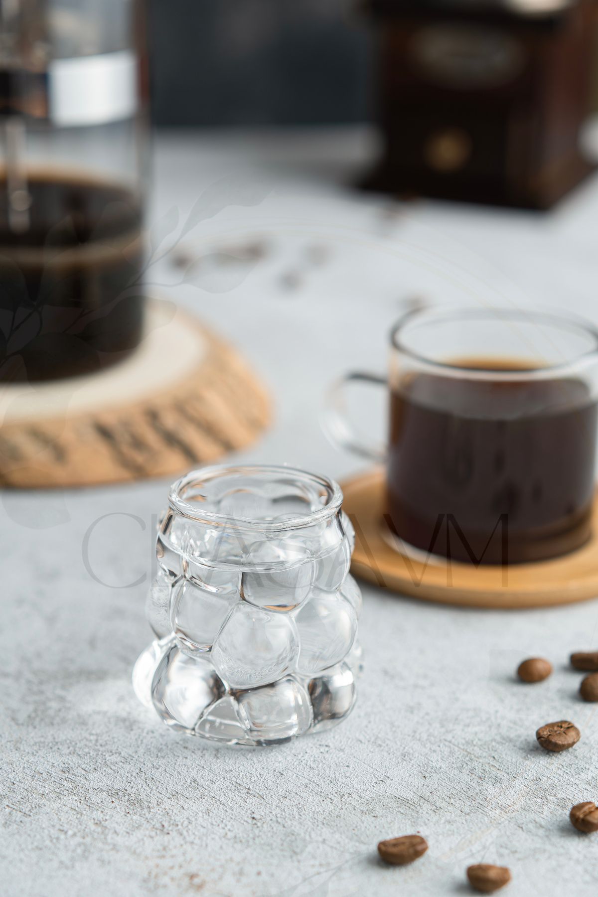 clasavm-6-Piece Grape Coffee Side Cup Coffee Side Presentation Cup 2