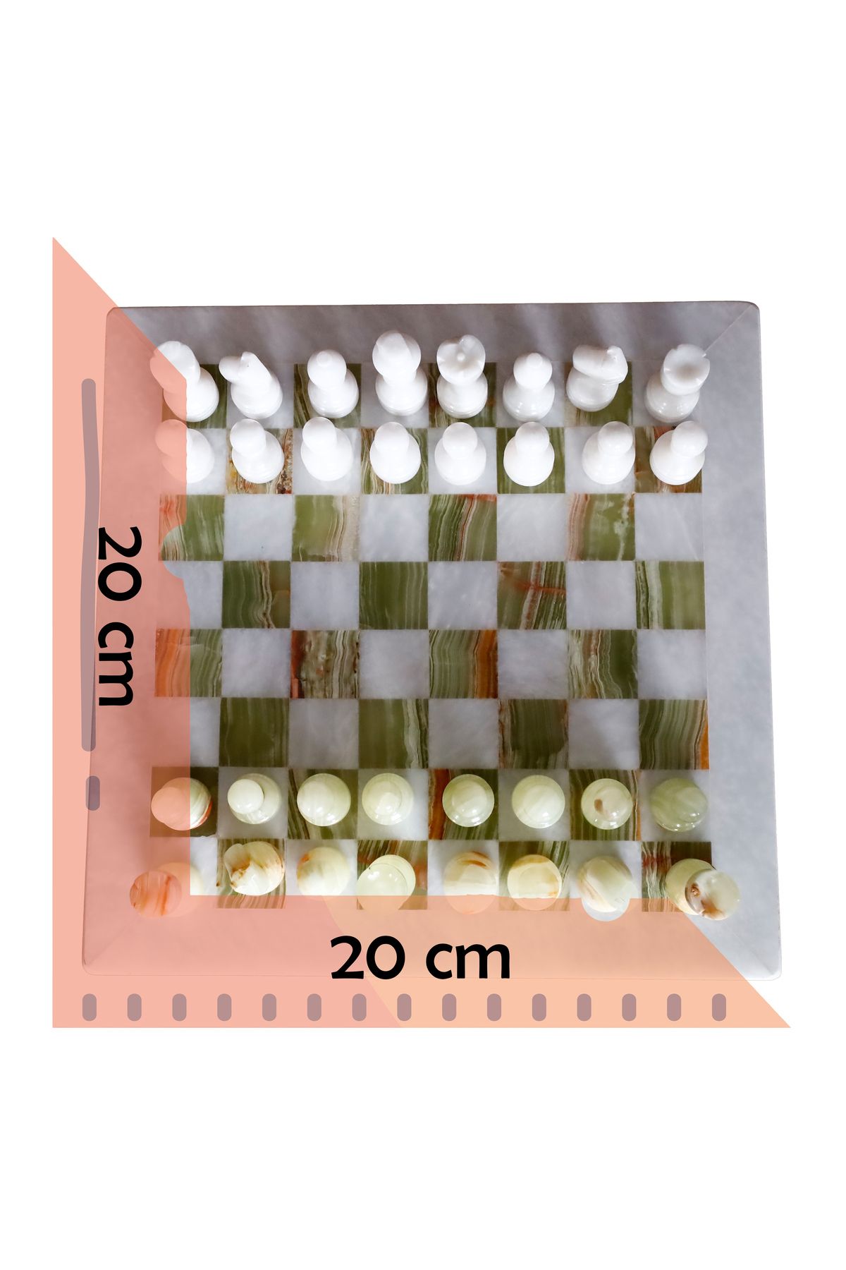taru pasaj Lüks Oniks Satranç Takımı – Doğal Taş ve Zarif Tasarım