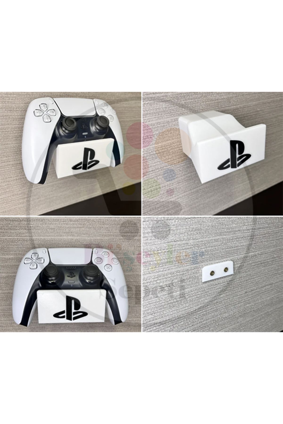 Bi'şeyler Sepeti Dualsense Duvar Gizli Vida Askı Stand PS5 Playstation 5 Gamepad Joystick Kol Tutucu