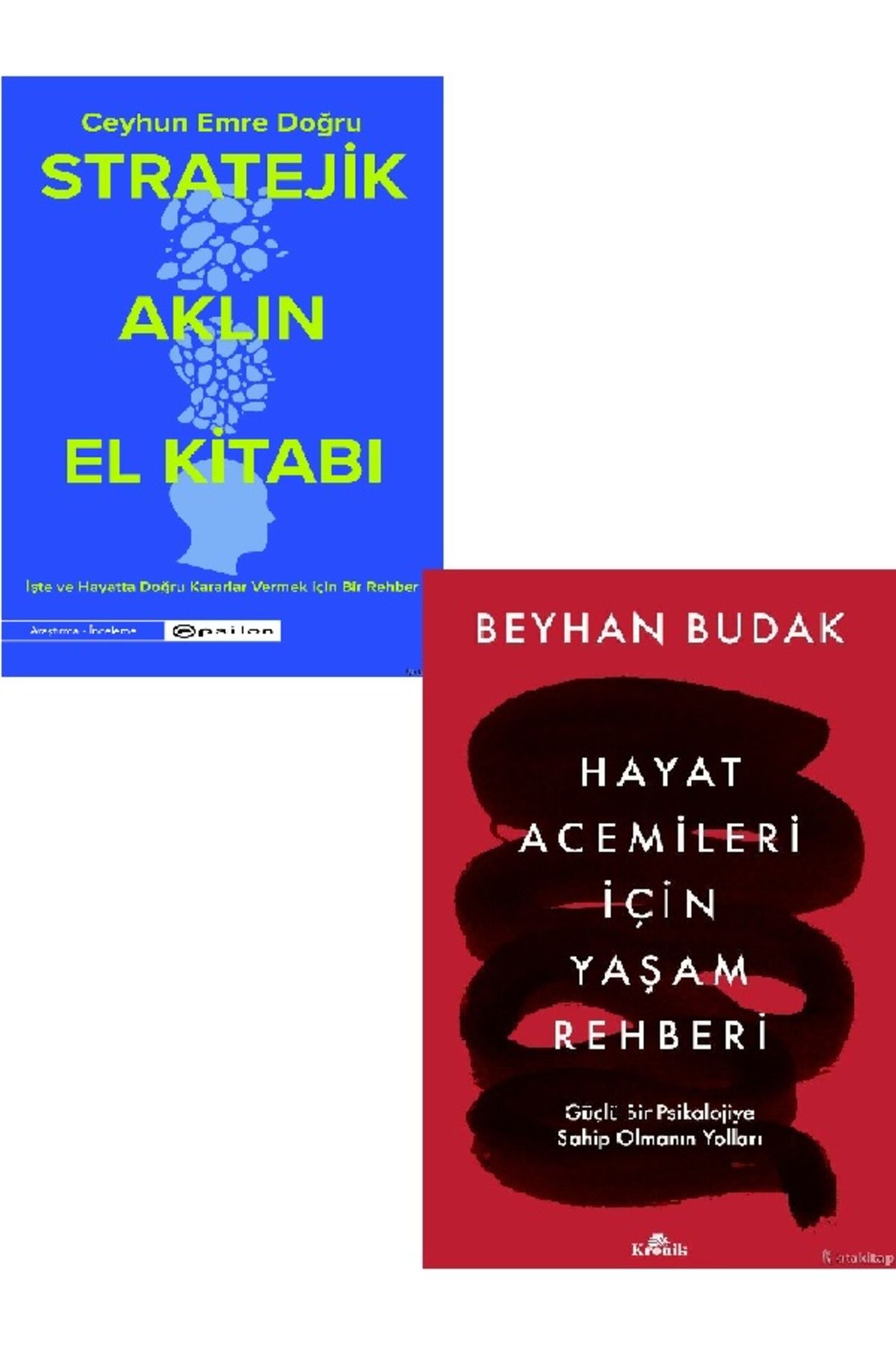 Kronik Kitap Stratejik Aklın El Kitabı-Hayat Acemileri İçin Yaşam Rehberi-Ceyhun Emre 2 KİTAP SET(ÜCRETSİZ KARGO)