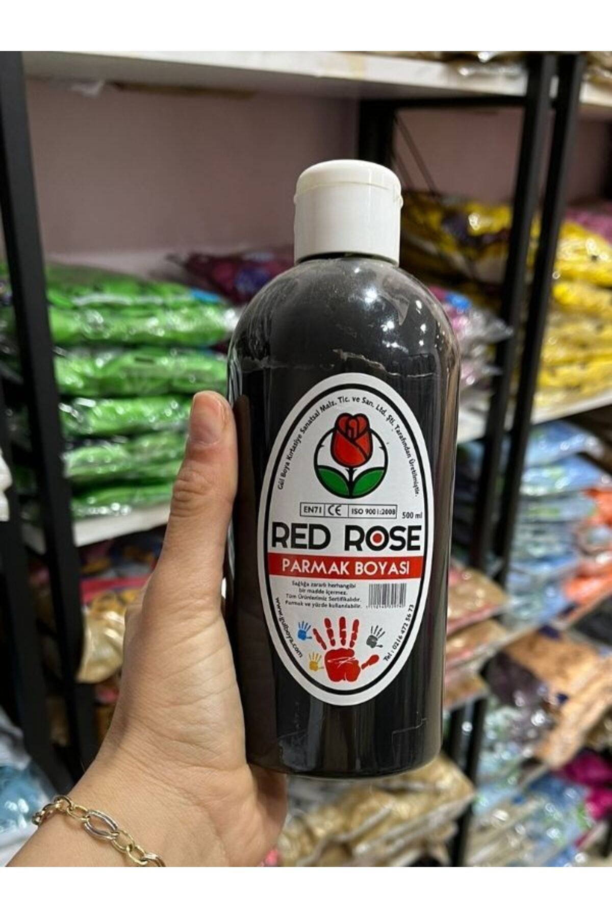 BALON HOME Akrilik Hobi Boyası Redrose 10 Farklı Renk Seçenekleri ile (500ml)