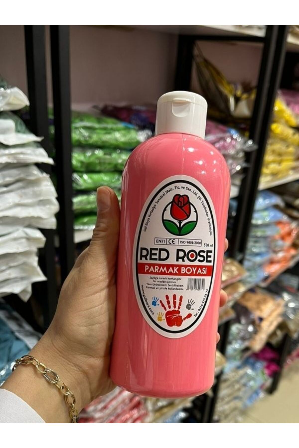 BALON HOME Akrilik Hobi Boyası Redrose 10 Farklı Renk Seçenekleri ile (500ml)