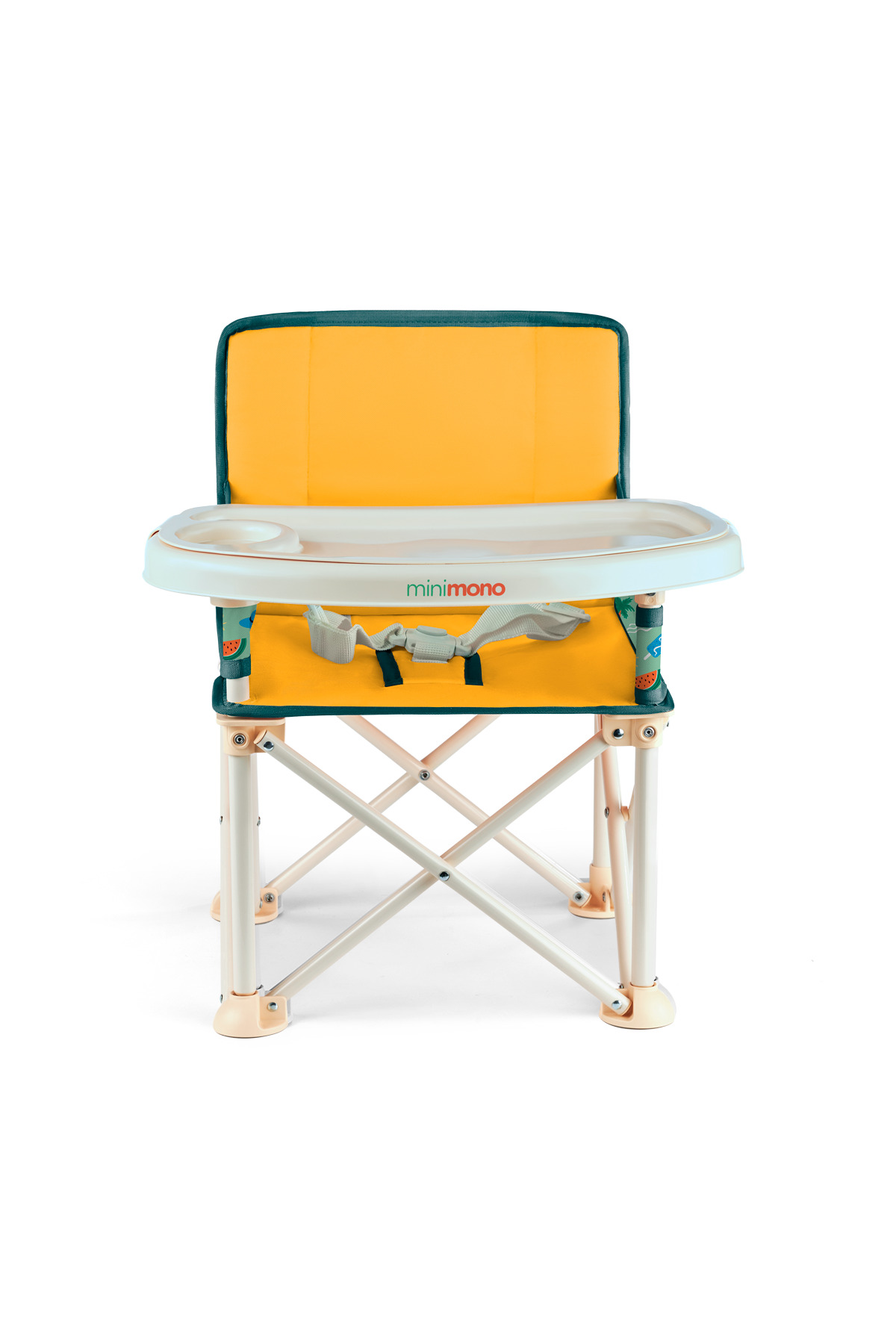 Minimono Plus 0-4 Yaş Portatif Katlanır Yükseltici Mama Sandalyesi Bebek Çocuk Kamp Sandalyesi fotoğrafı 6 (önizleme)