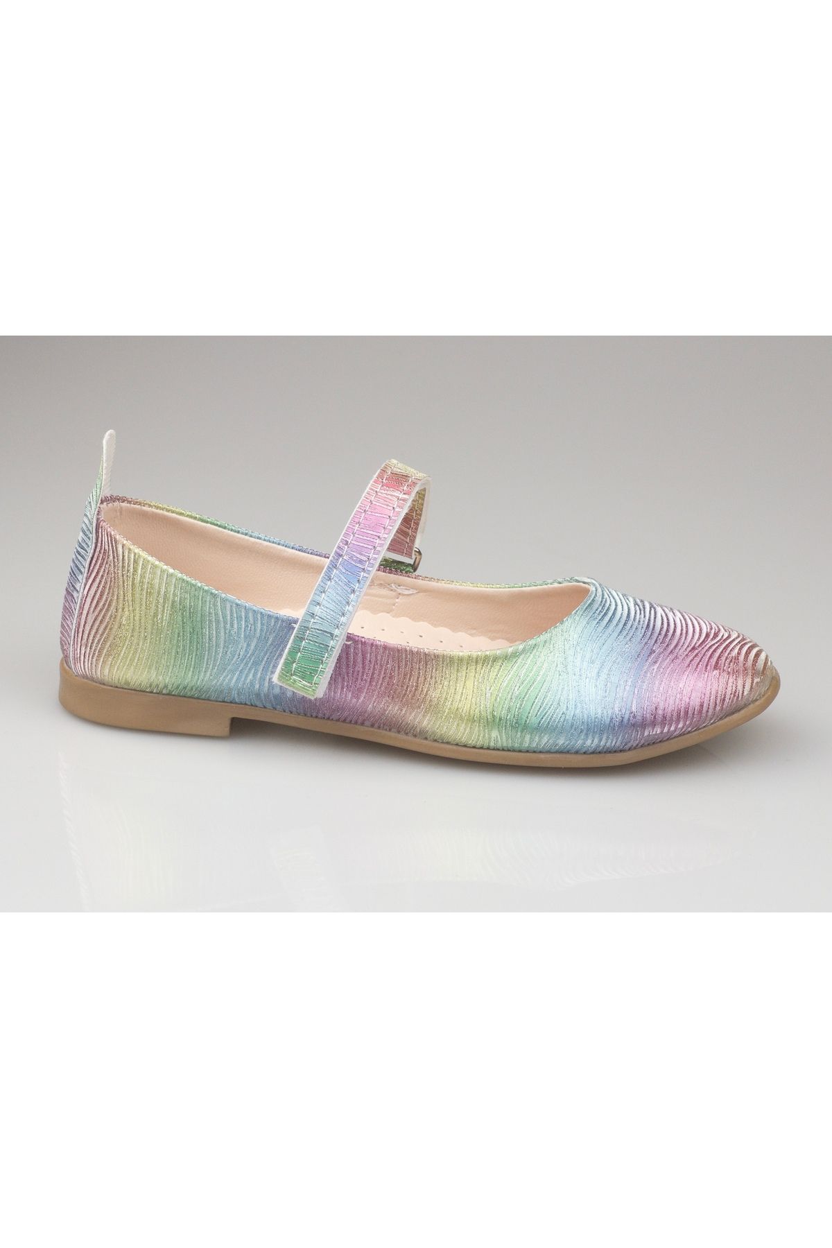 JOJO KIDS-Girl's Orthopaedic Ballet Flats - Velcro and Non-Slip Sole 6