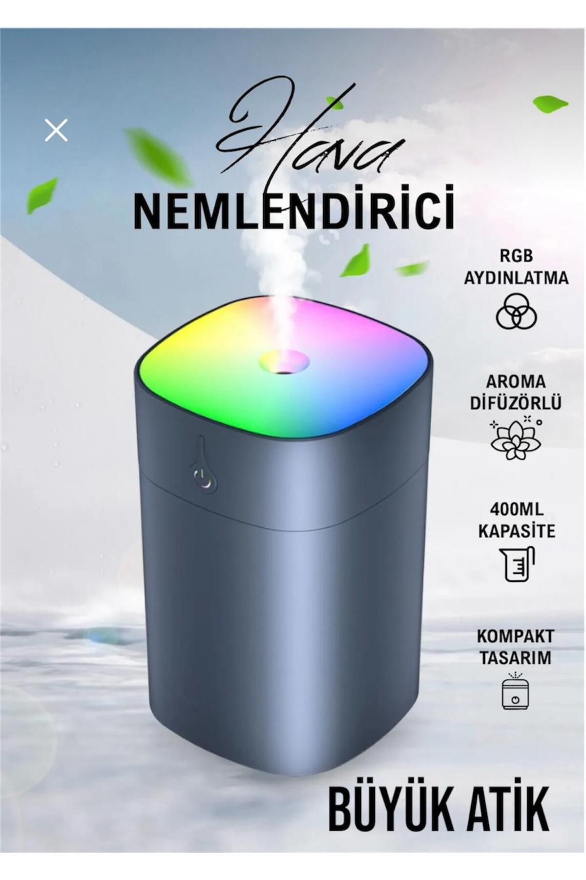 BÜYÜK ATİK 400 Ml Ultrasonik Hava Nemlendirici Buhar Makinesi