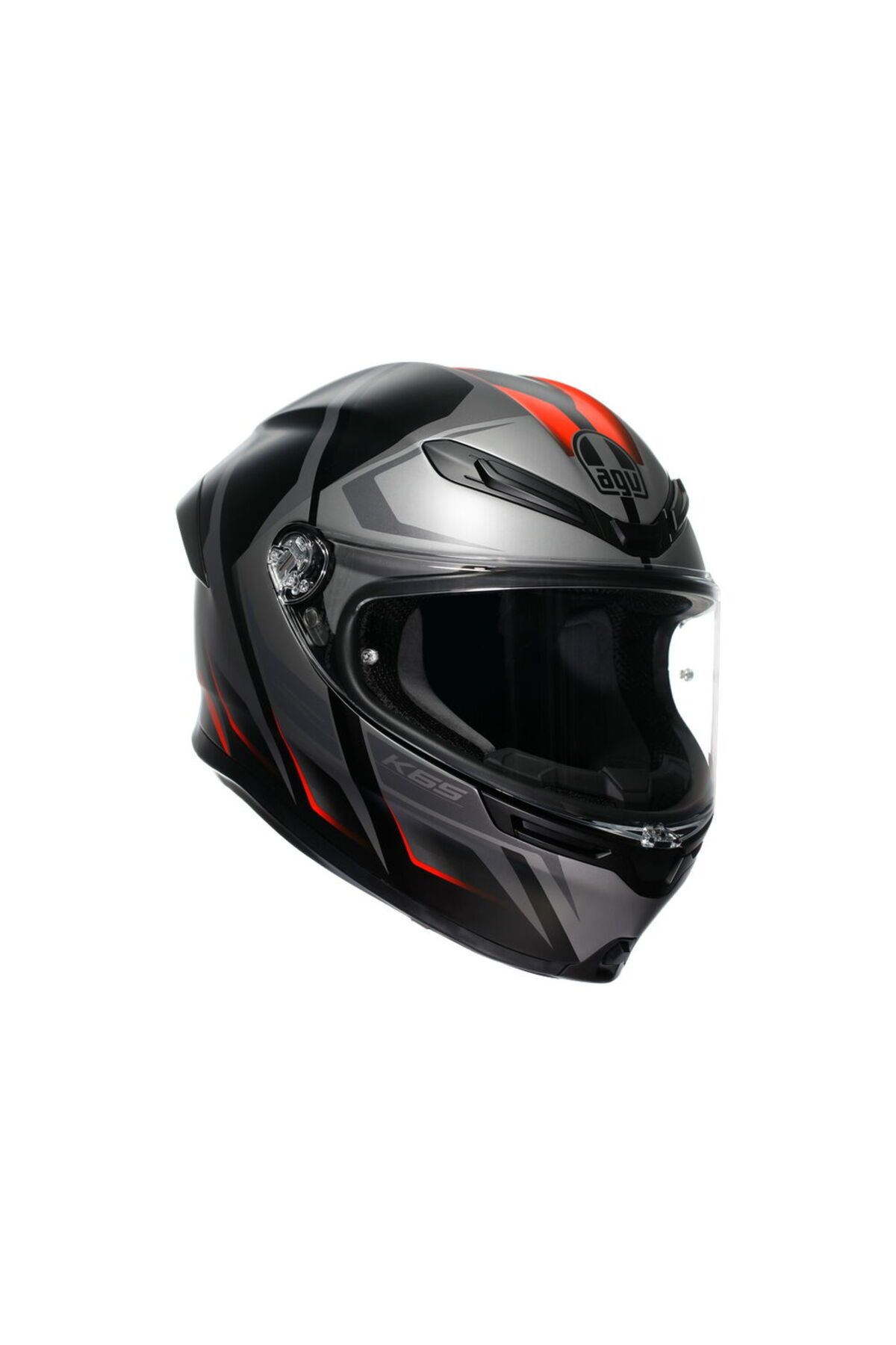 AGV KASK/K6 S MPLK KARVE MATT BLK GREY RED