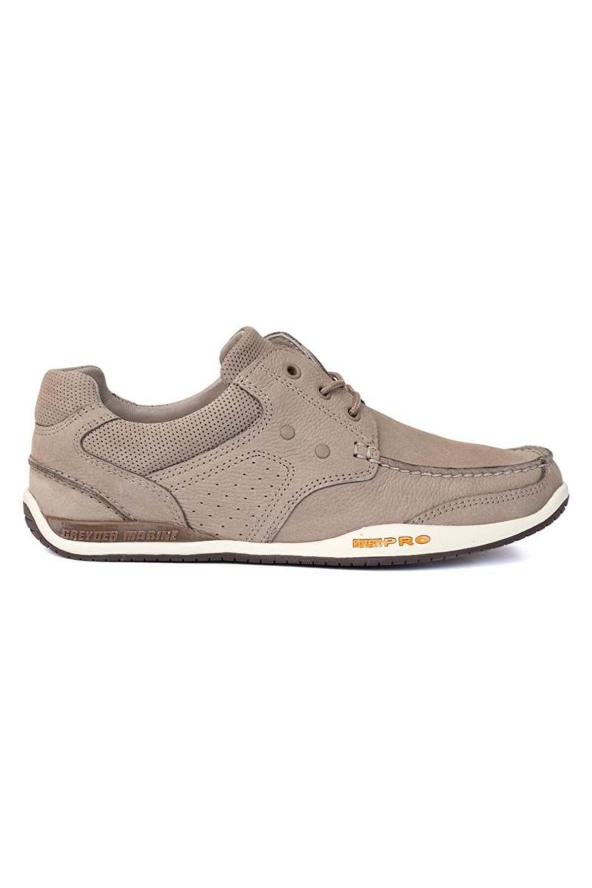 Greyder 00102 Erkek Vizon Hakiki Deri Casual Ayakkabı