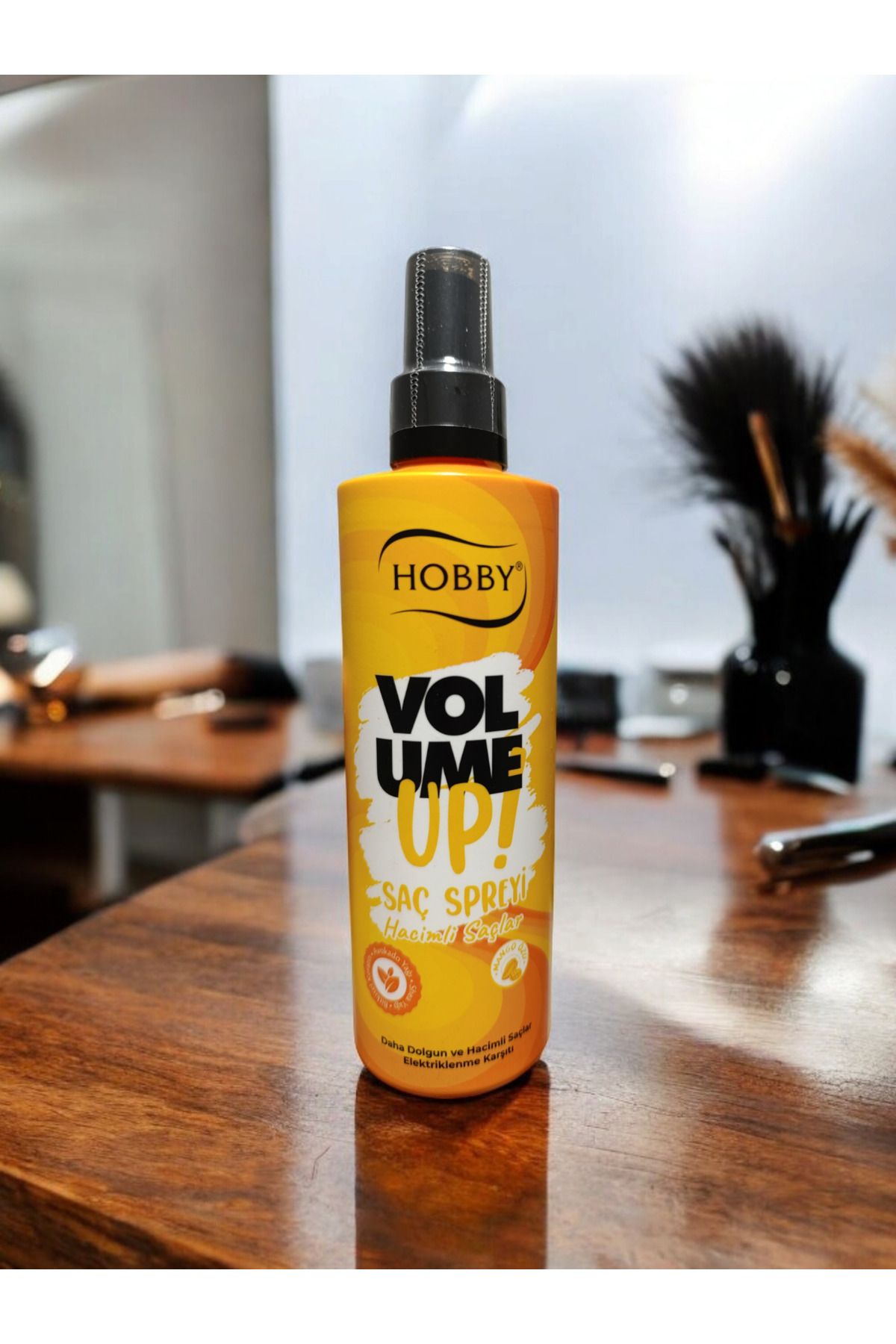 Hobby VOLUME UP! Saç Spreyi (250ML) Mango ve Bitkisel Özlü, İnce Telli Saçalar İçin