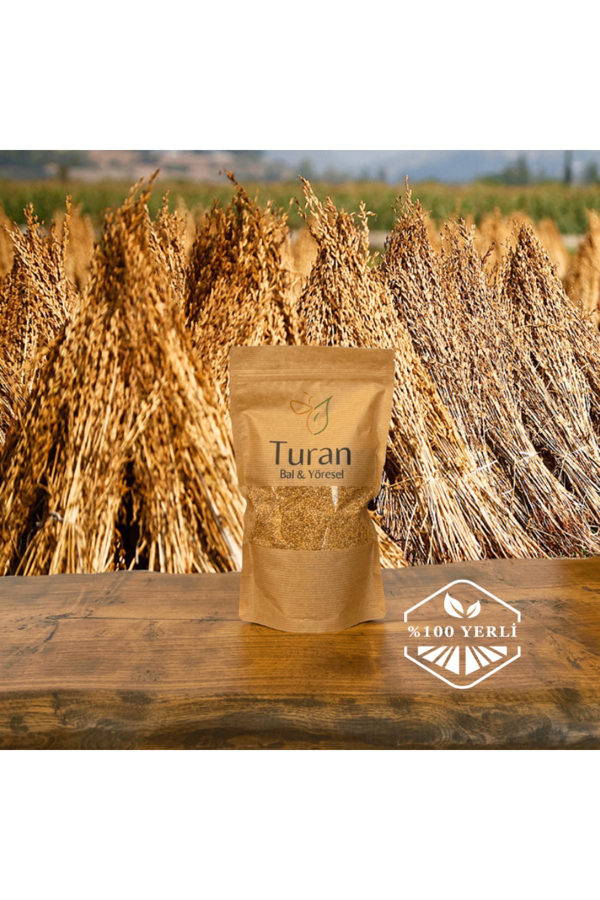 Turan Bal & Yöresel YERLİ ÇİĞ SUSAM 500 gr