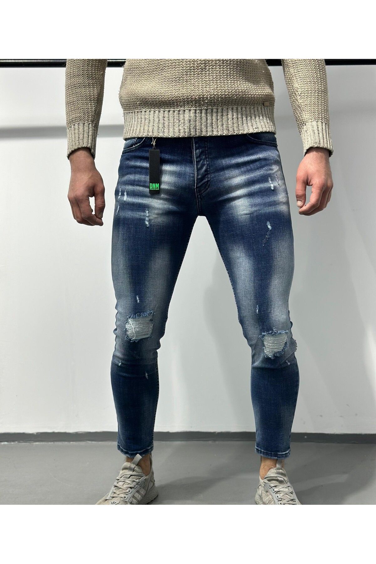 ROWIR JEANS Erkek Lazerli Skinny Fit Jeans