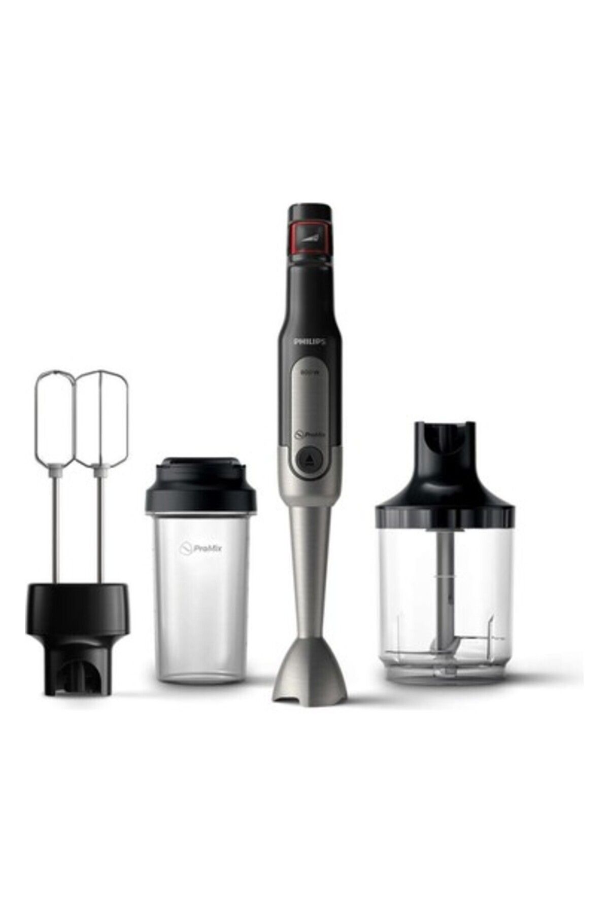 Philips Essential Viva Collection Promix Paslanmaz Çelik Blender, Siyah&gri