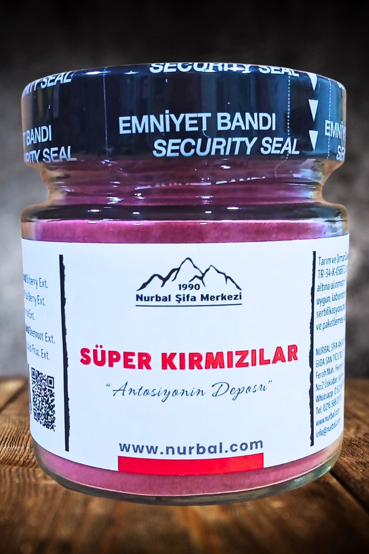 Nurbal Şifa Merkezi Süper Kırmızılar 120 gr