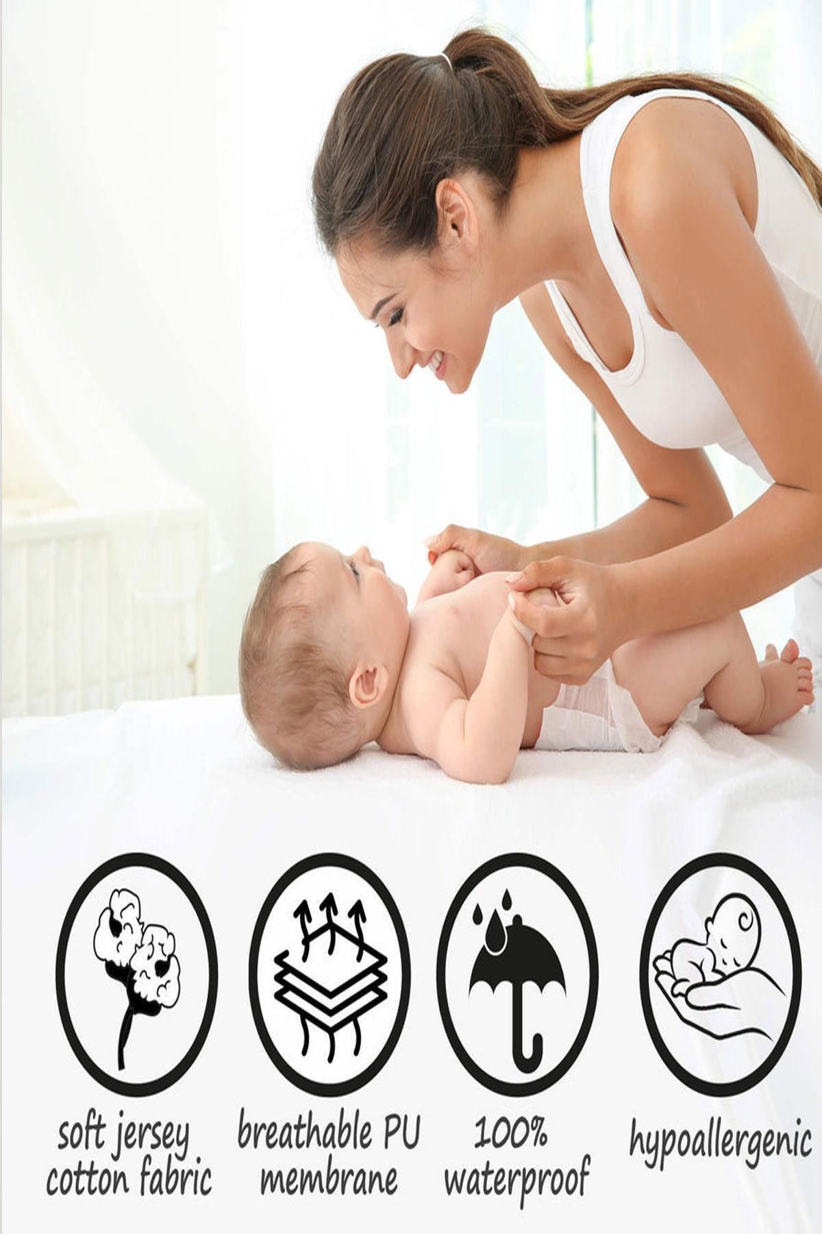 EFFE-4 anotimpuri 4 laturi Micro saltea rezistentă la lichide - Protector de saltea complet elastic (10 DIMENSIUNI) 8