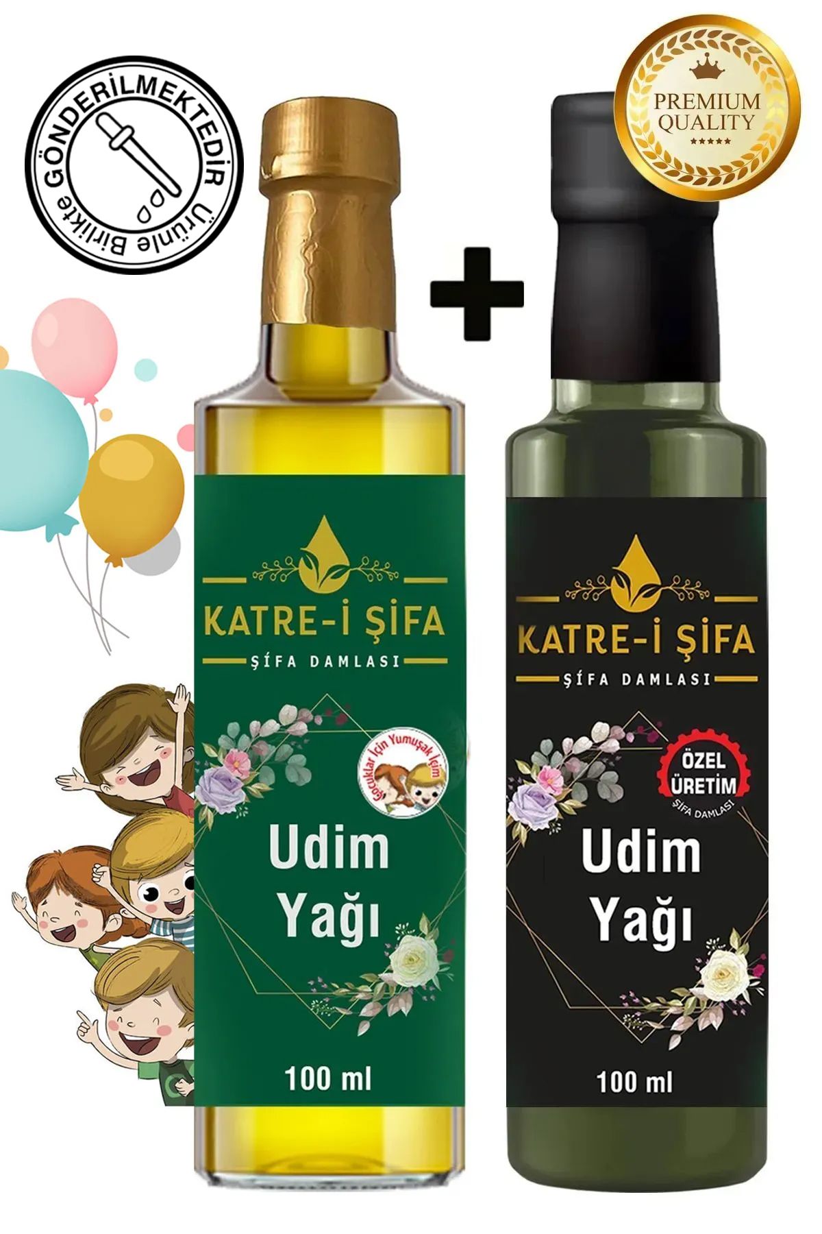 Katre-i Şifa Özel Üretim Udim Yağı 100 ml Çocuklar Için Udim Yağı (OKRATOKSİN VE AFLATOKSİN ANALİZLİ) 100 ml