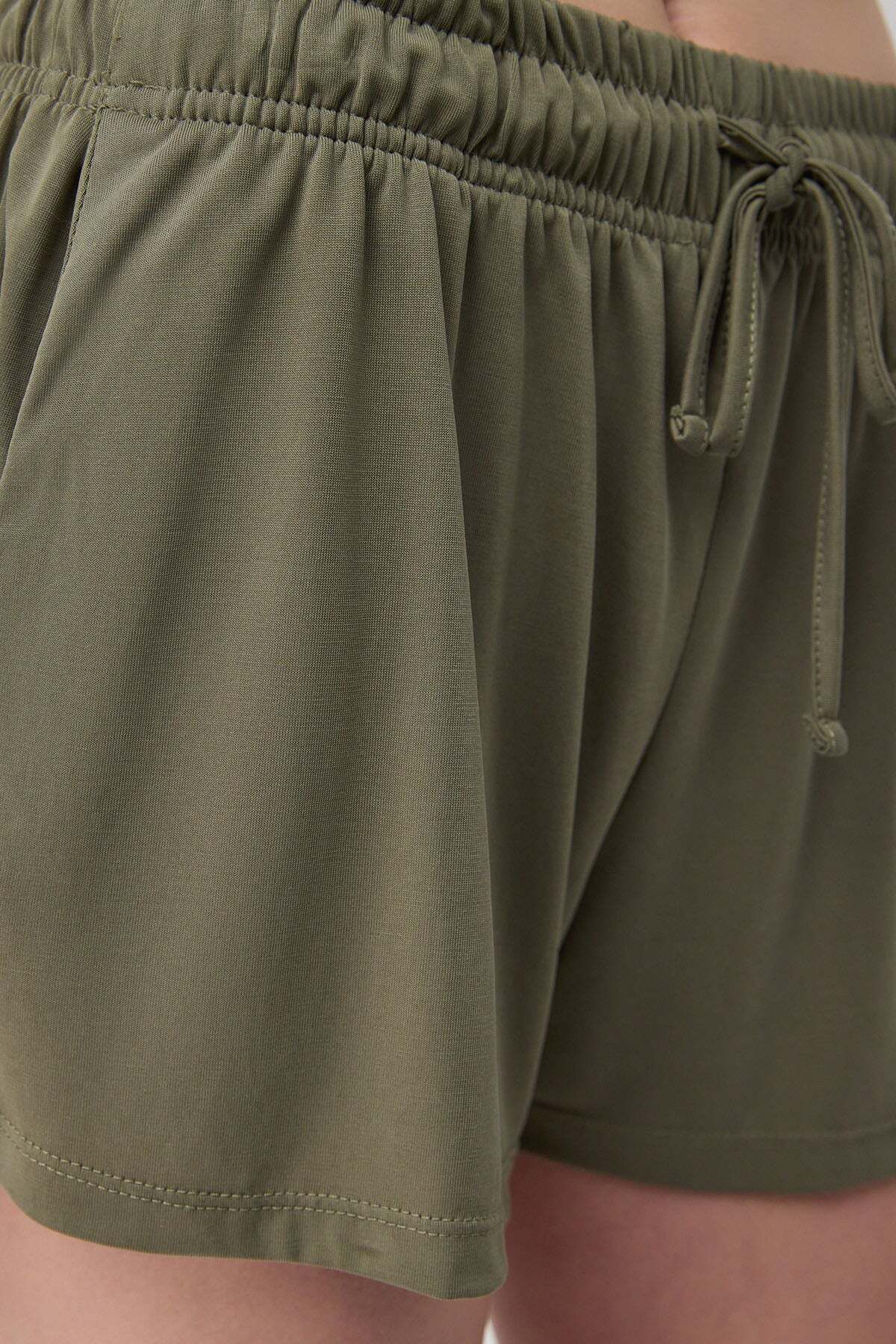No Matter What-Adjustable Elastic Waist Shorts With Pockets And Drawstring 4