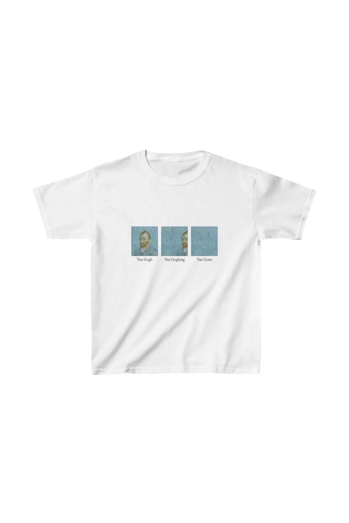 AE Stil Çocuk Unisex Baskılı T-Shirt - Beyaz