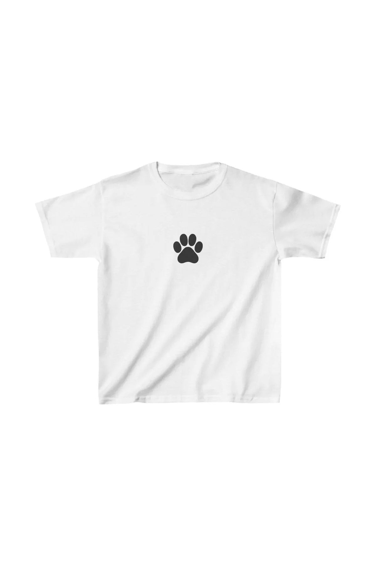 AE Stil Unisex Çocuk Baskılı T-Shirt - Beyaz