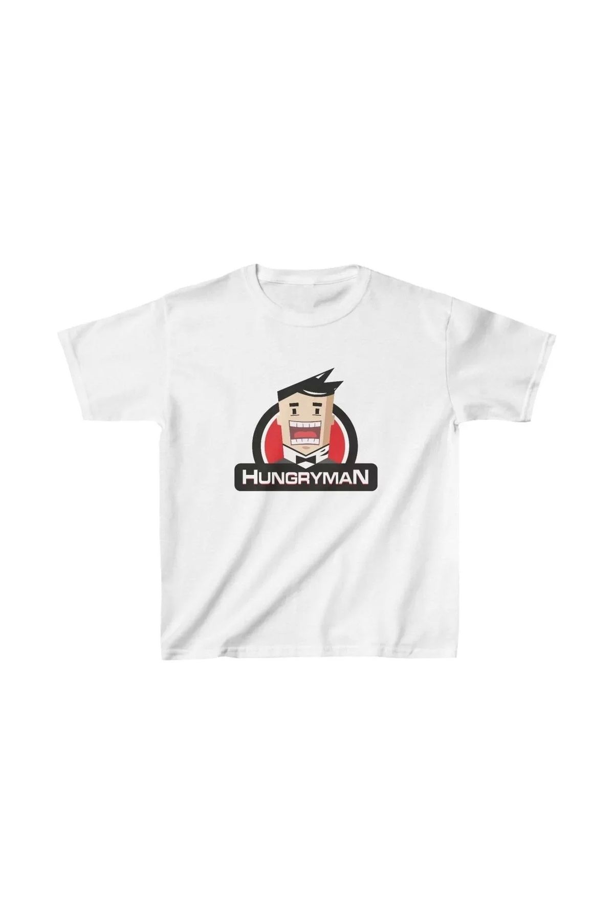 AE Stil Unisex Çocuk Baskılı T-Shirt - Beyaz