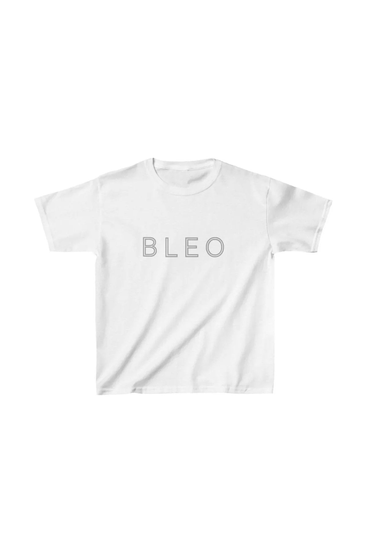 AE Stil Unisex Çocuk Baskılı T-Shirt - Beyaz