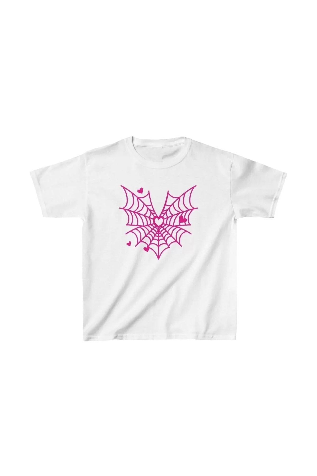 AE Stil Unisex Çocuk Baskılı T-Shirt - Beyaz