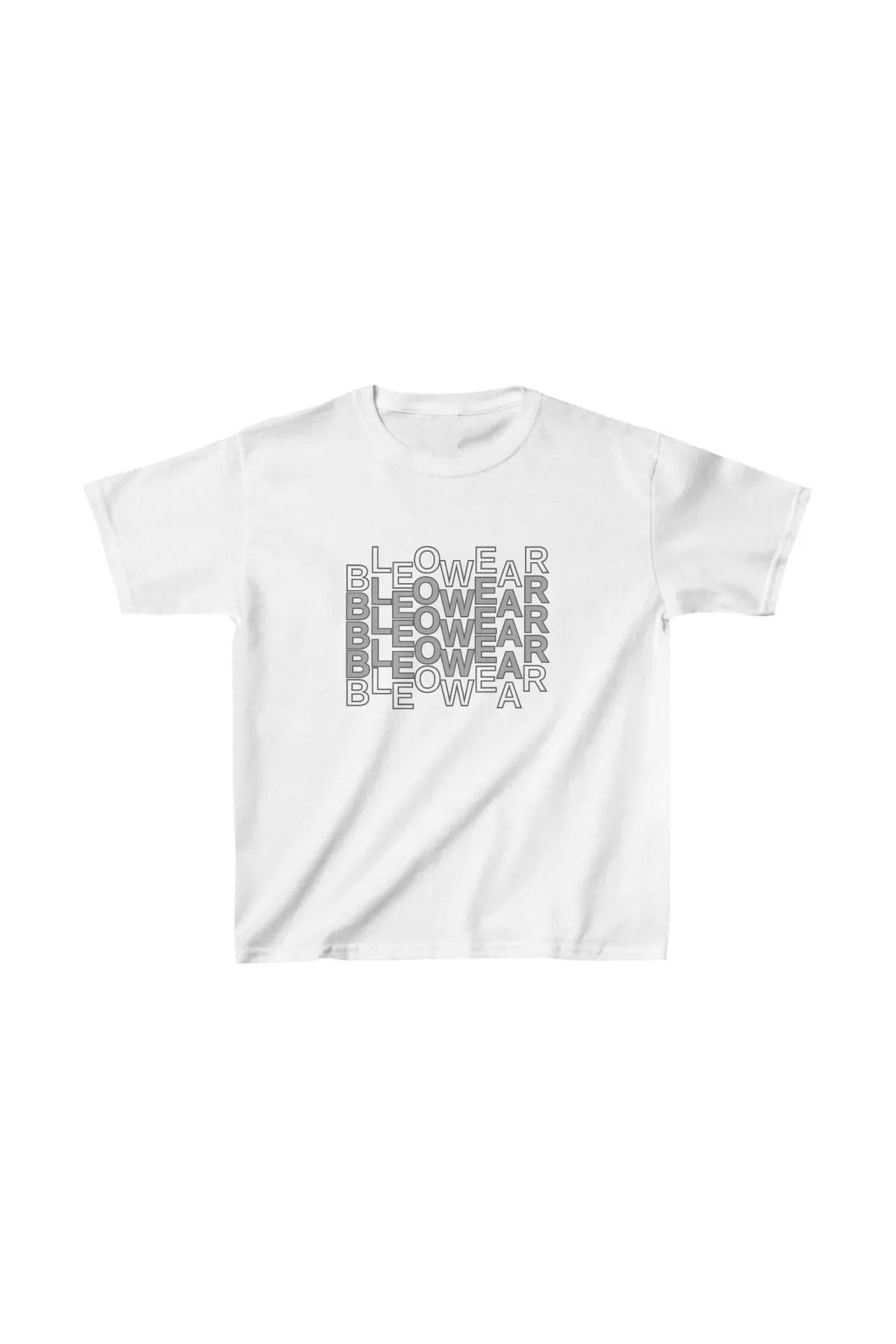AE Stil Unisex Çocuk Baskılı T-Shirt - Beyaz