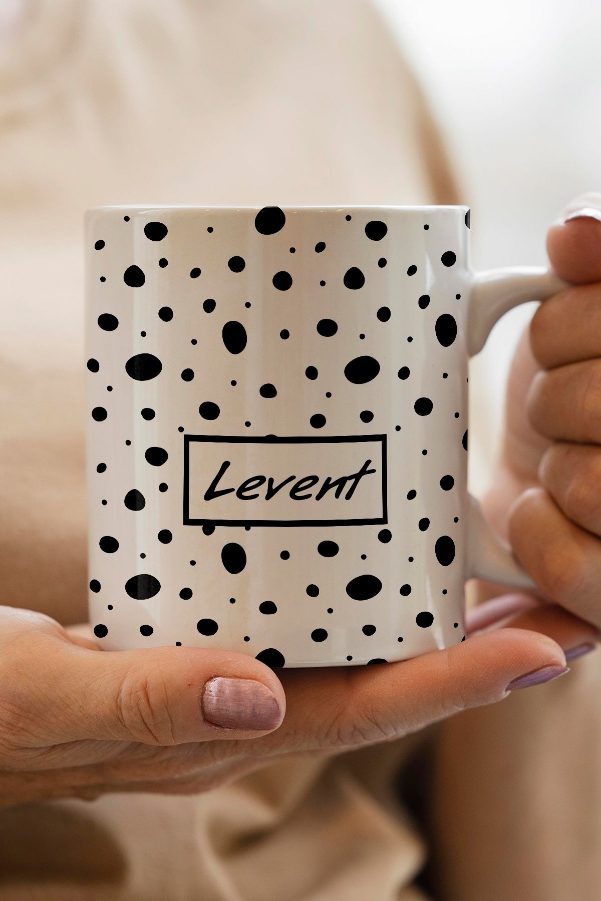 Sionar-Stylish Porcelain Mug Named Levent - Benek-Levent 1