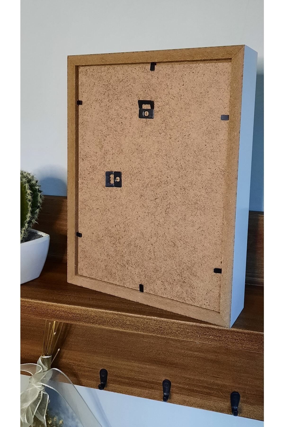 Sevcan sanat atölyesi-18×24×3 Memory Frame Flower Frame Glass Depth Frame 4