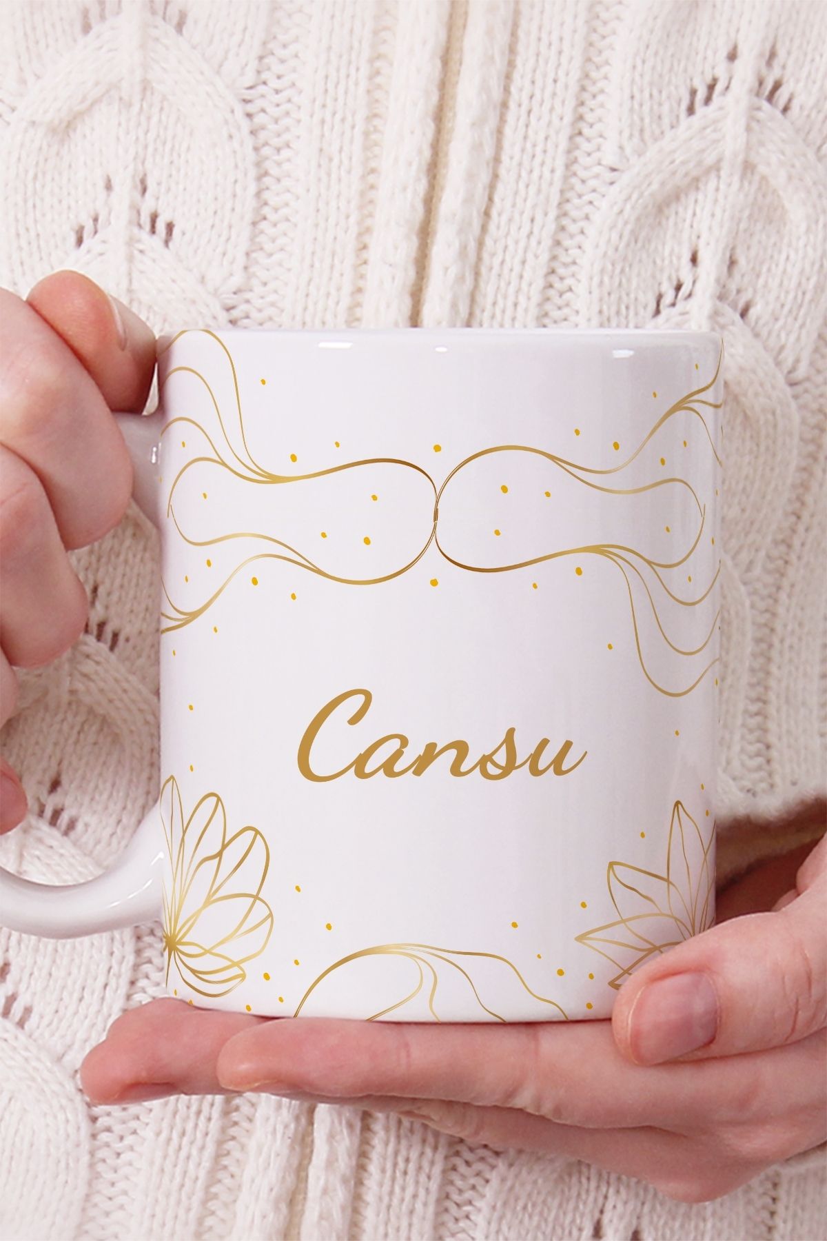 Sionar-Modern Design Mug Named Cansu - Lora-Cansu 1