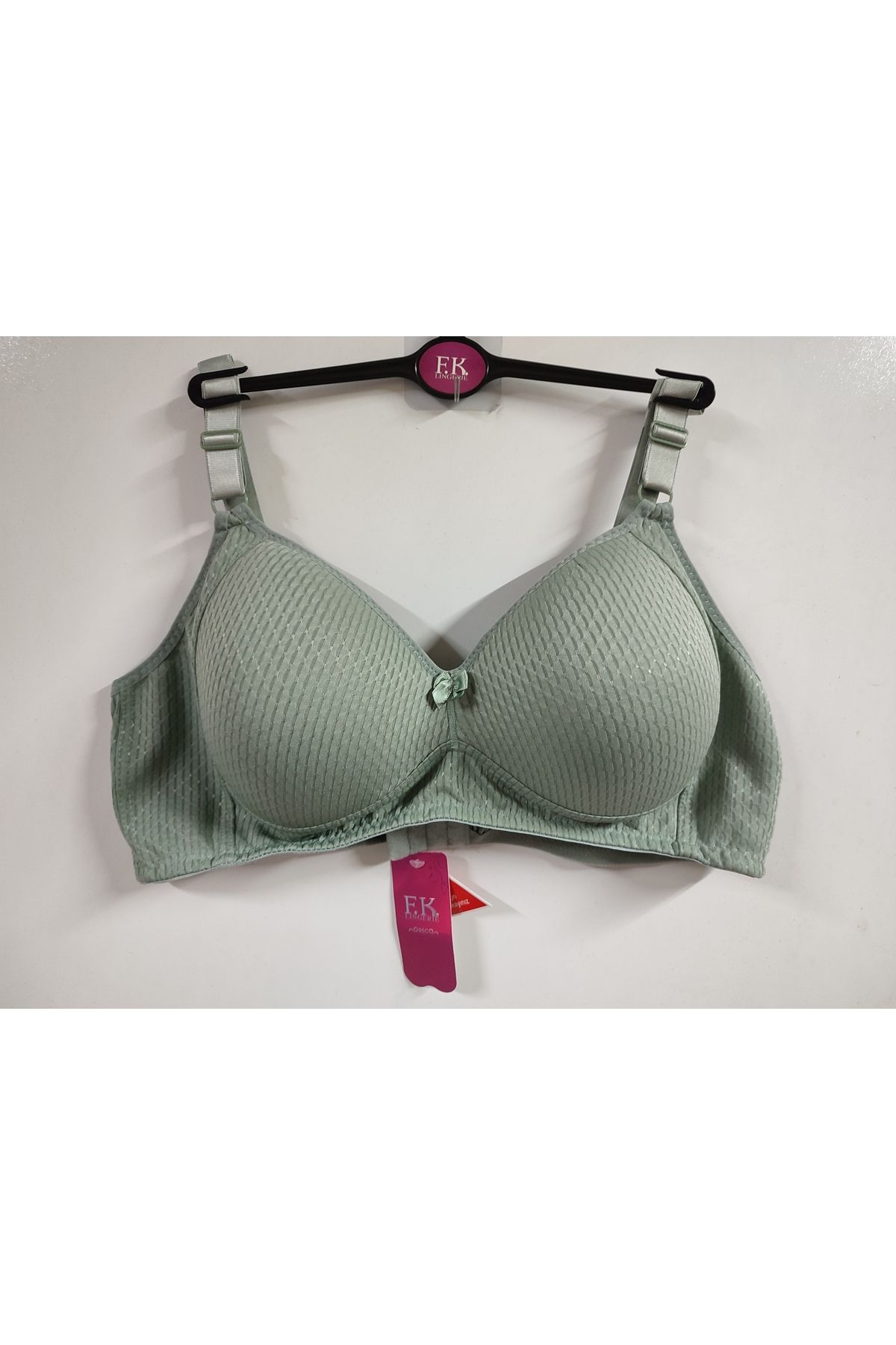 F.K-Fk C Cup Tulle Recovery Bra Wire Free Supportless Plus Size C Cup Bra 1