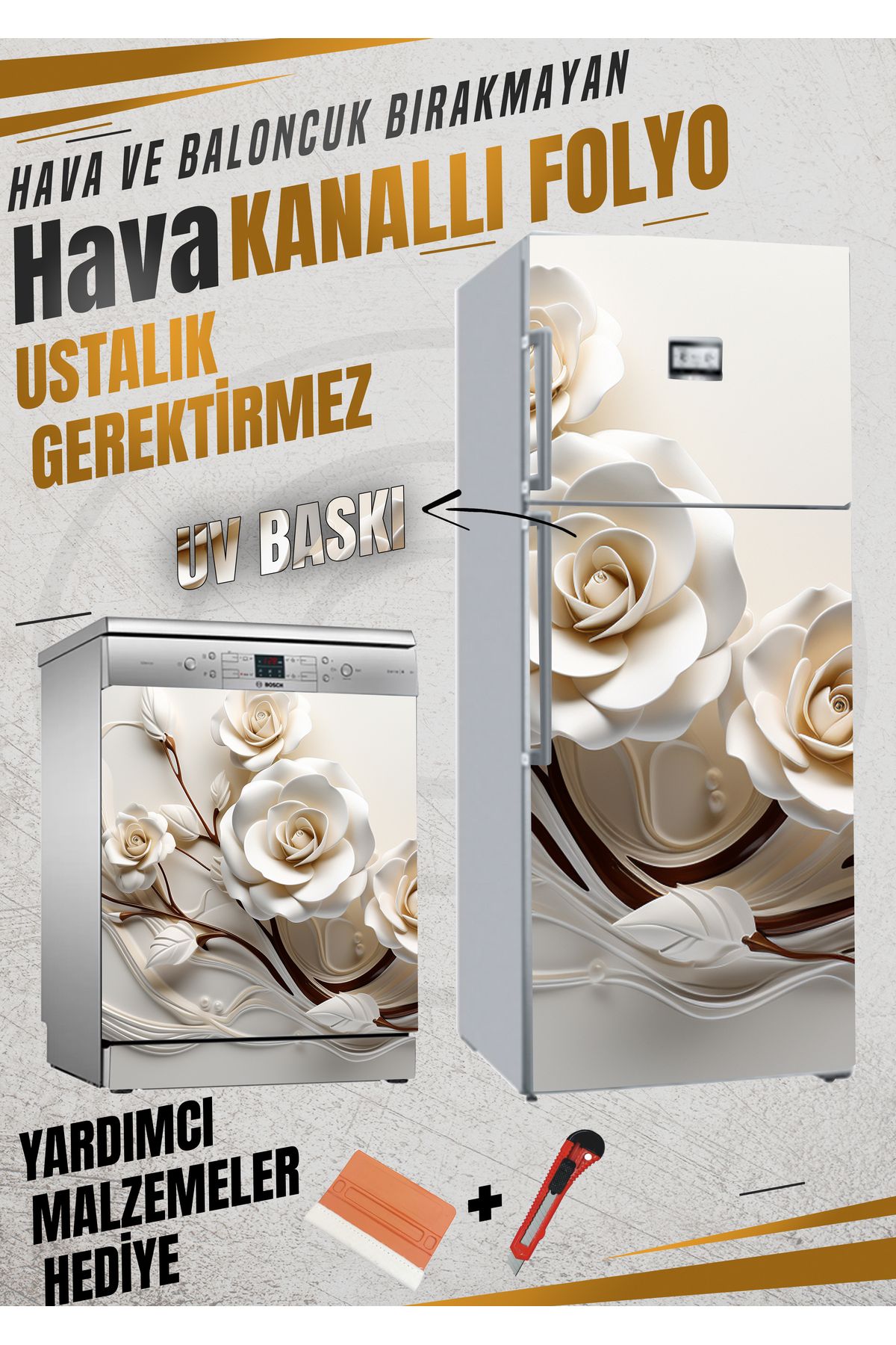 DURAK REKLAM Buzdolabı Kaplama Renk Değişimi