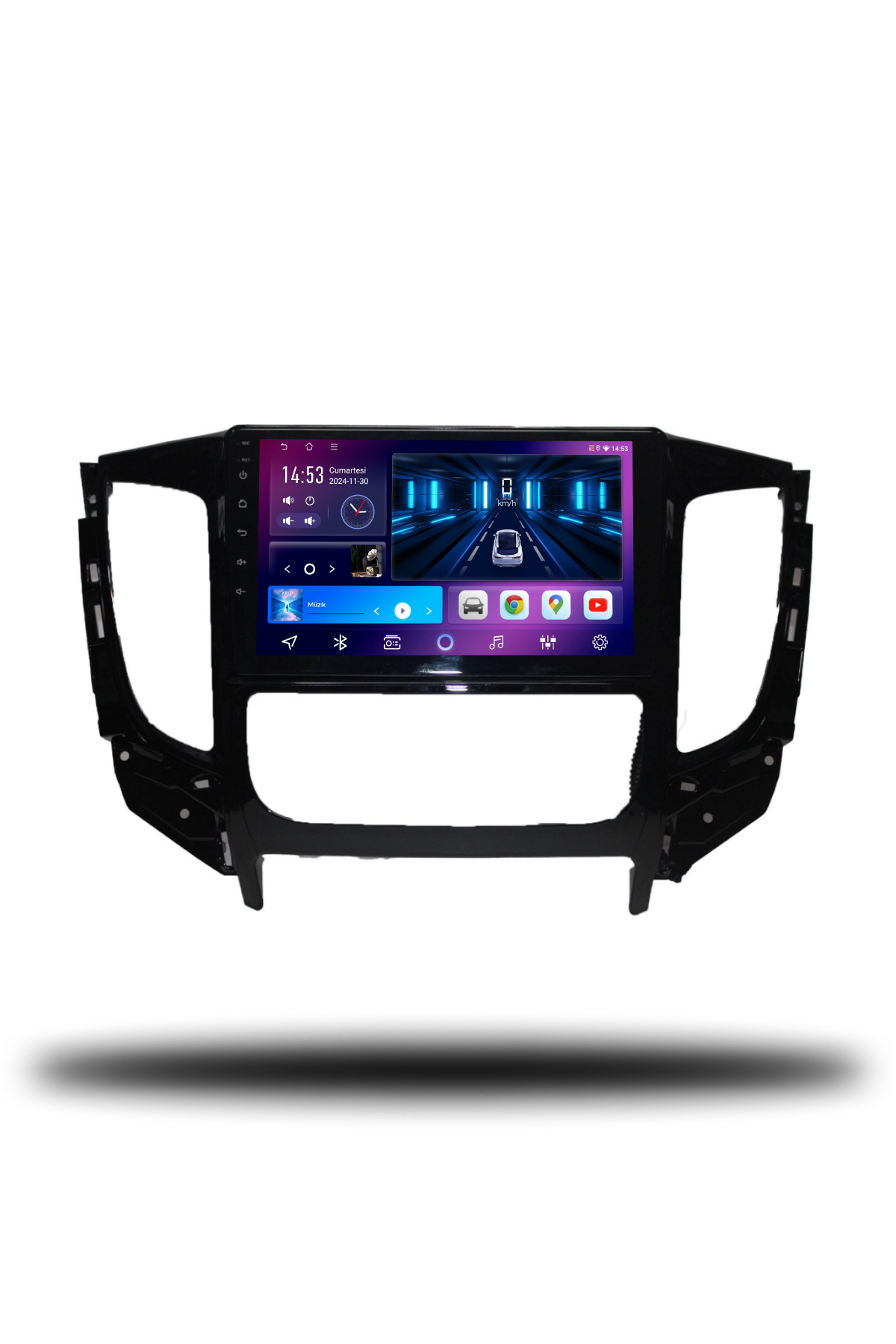 Carplayer Mitsubishi L200 2015-2022 Uyumlu Dijital Klima Uyumlu Android Multimedya 4GB RAM 64GB Hafıza