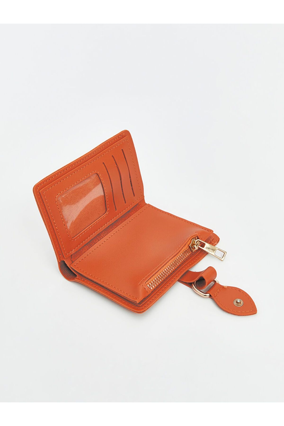 LC Waikiki-Orange Zippered Women's Wallet 3