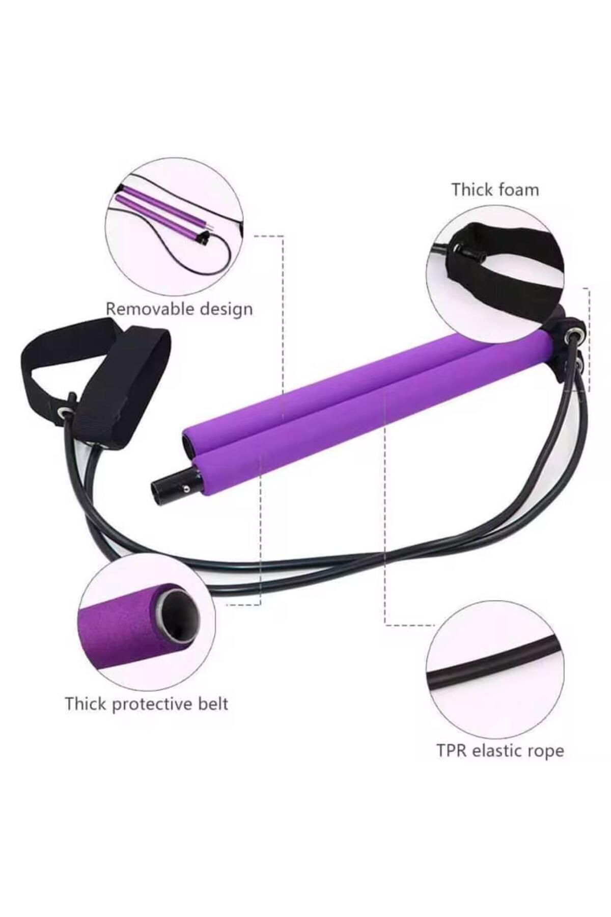 Clifton-Studio Exercise Bar Squat Pilates Bar 5
