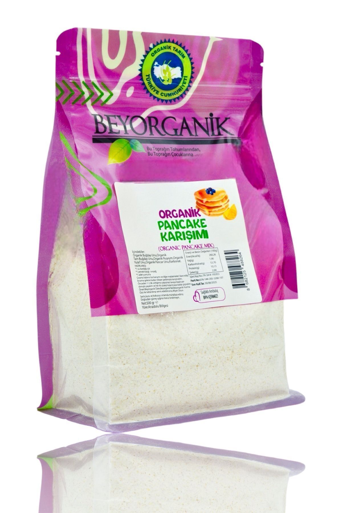 BEYORGANİK Organik Pankek Karışımı 500gr