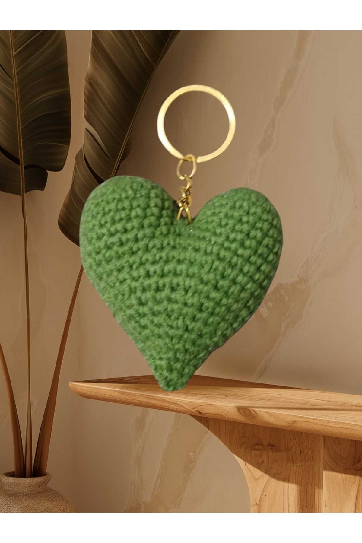 mady Amigurami Çam Yeşili Anahtarlik 💚 Metal Altın Renk'tir