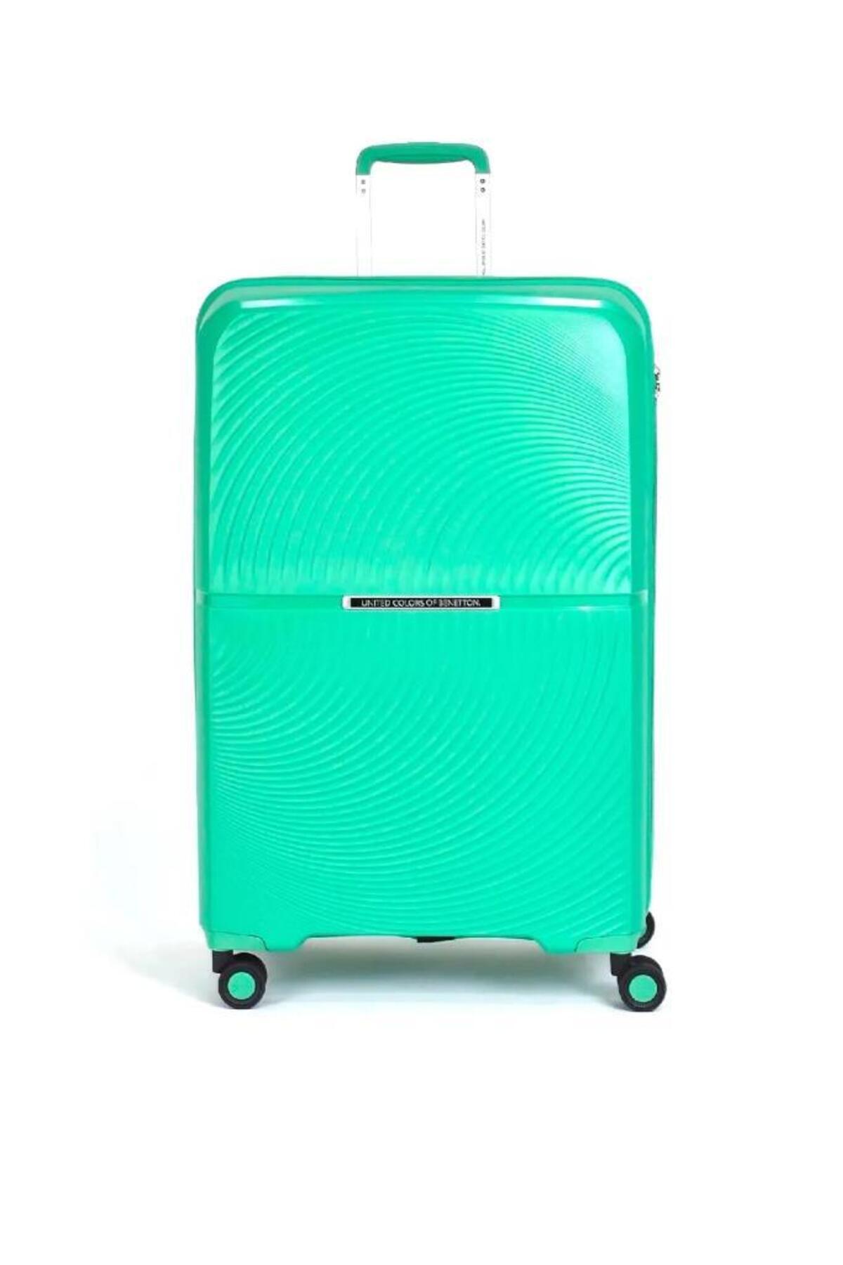 بنتون چمدان چرخدار سبز سایز بزرگ 14BNT2000-01-YSL