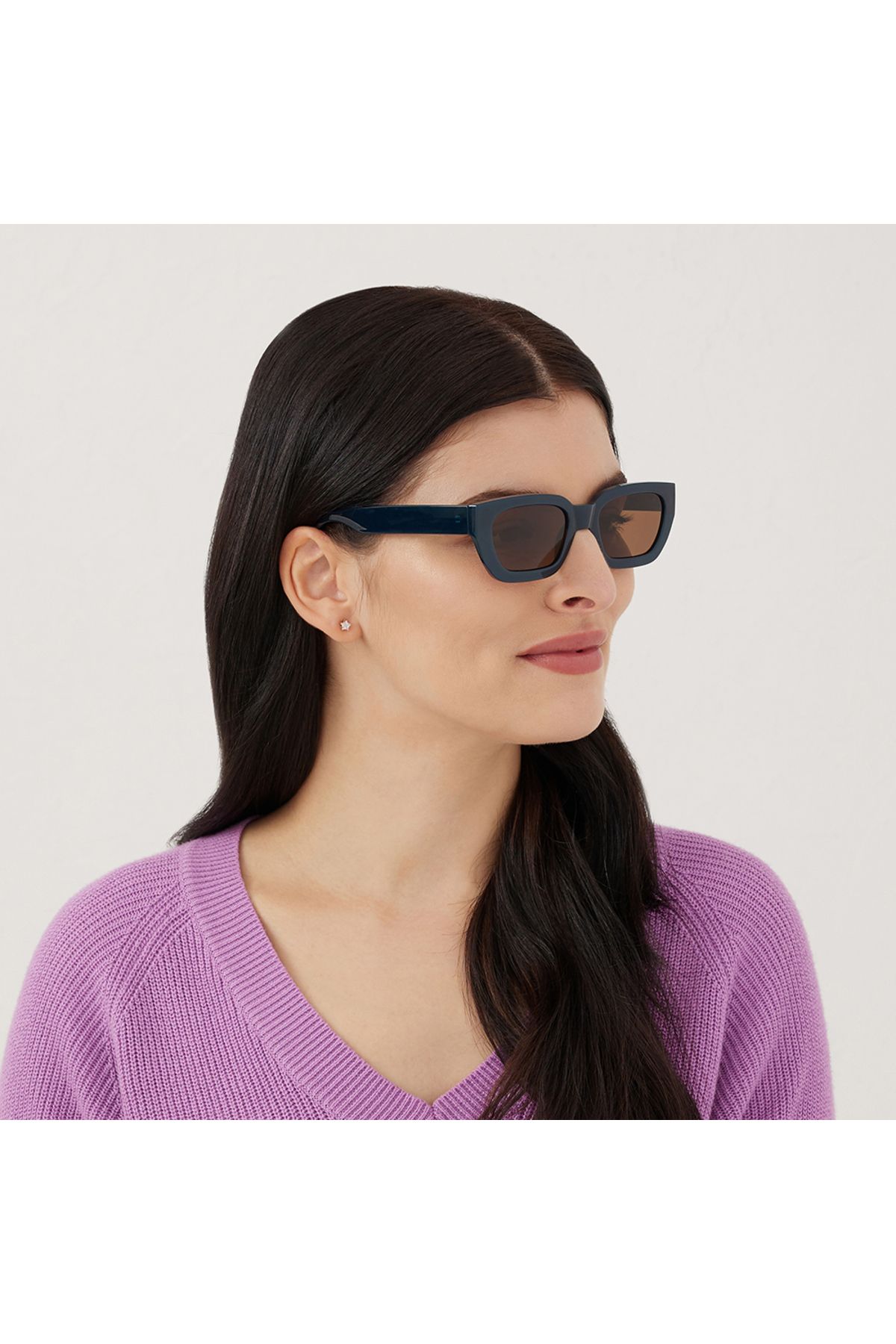BlackOut-نظارات شمسية من INDACO By Eyewa للنساء - نظارات شمسية مربعة 5