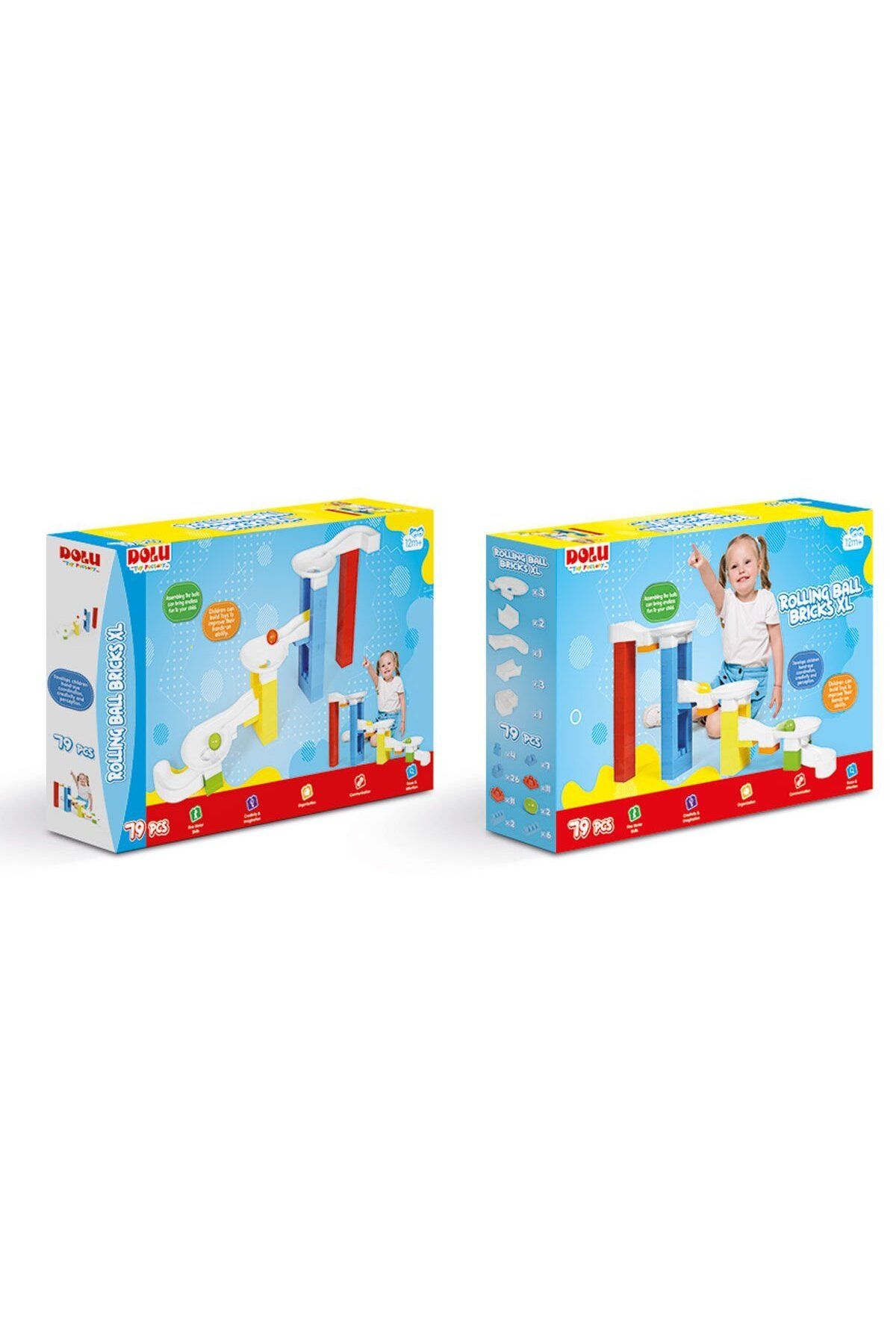 FABBA TOYS 5164 Eğitici Top Yuvarlama Blokları XL -FABBATOYS