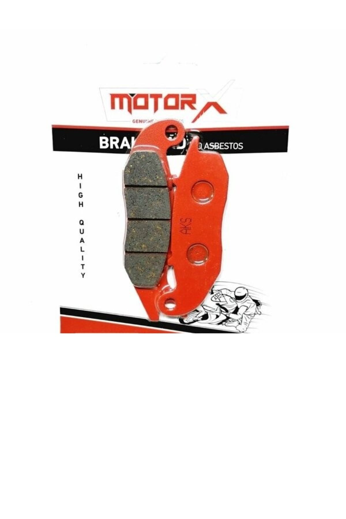 MOTORX Honda Cbr 125 / Torro / İnnova / Lifan Pony (Kırmızı) Ön Fren Disk Balatası