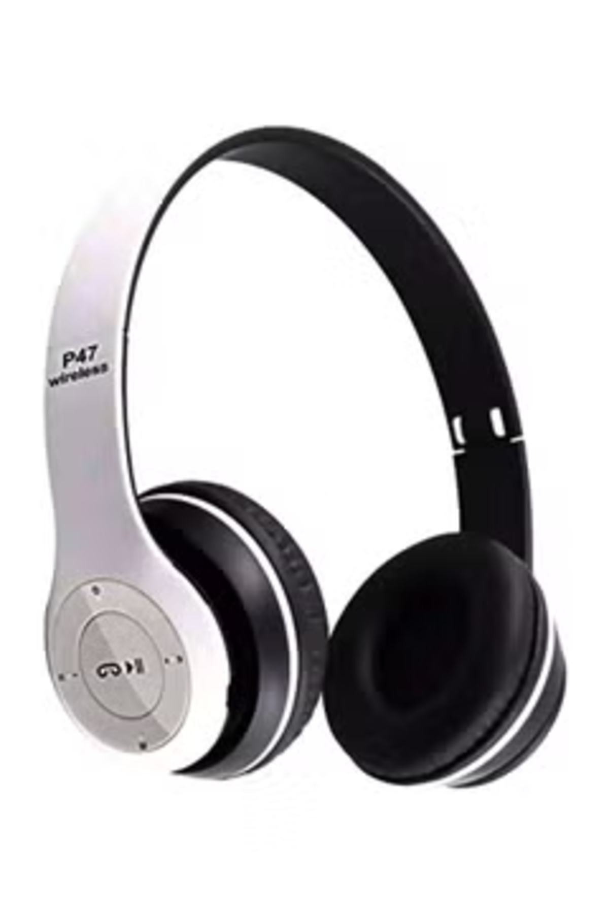 P47 Bluetooth Wireless On-Ear Headphone White/Black, TYC621CB1134146109,