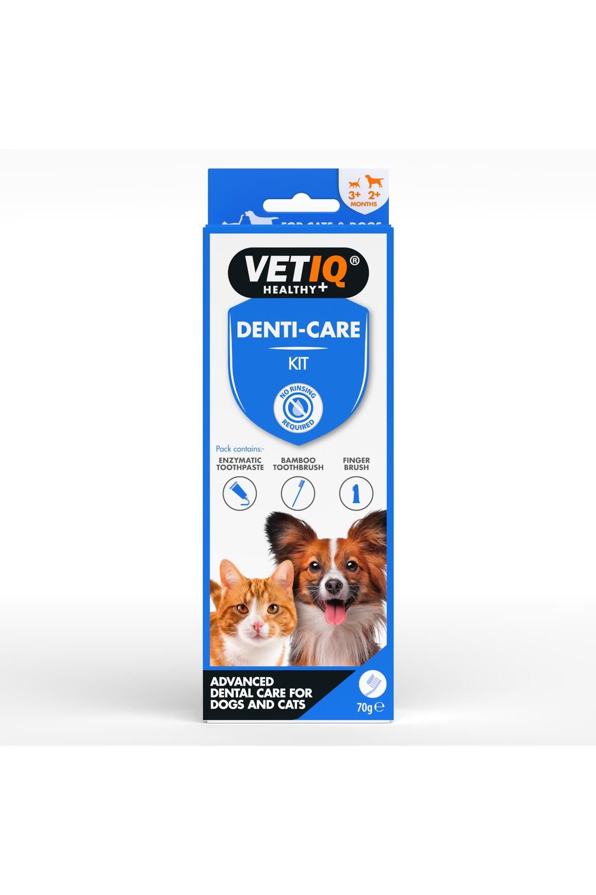 Vetiq Vet IQ Denti Care Kedi Köpek İçin Diş Macunu Ve diş Fırçası Seti