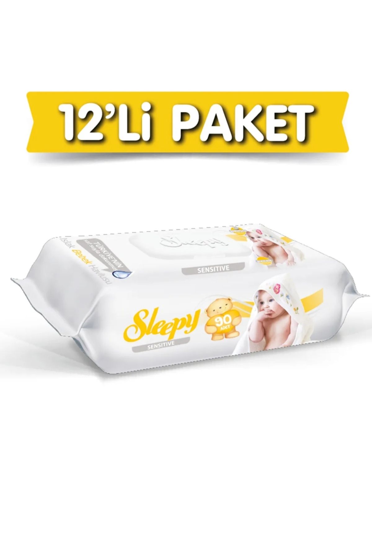 Sleepy Sensitive slepy Islak mendil 12 li paket