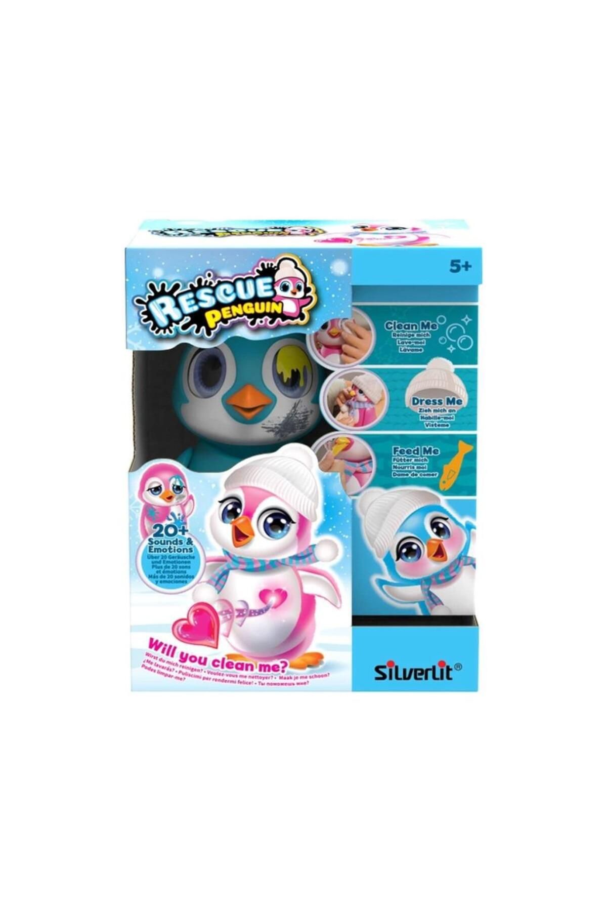 Take and Happy Sil 88652 Silverlit Rescue Interactive Penguen Mavi