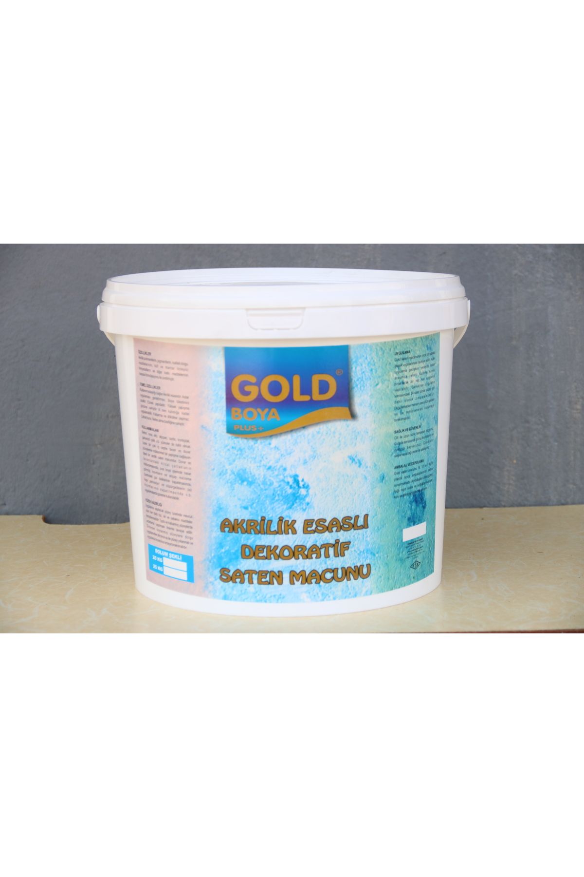 gold premium GOLD PREMİUM DEKORASYON MACUNU-RÖLYEF MACUN 1 - 3,5 KG