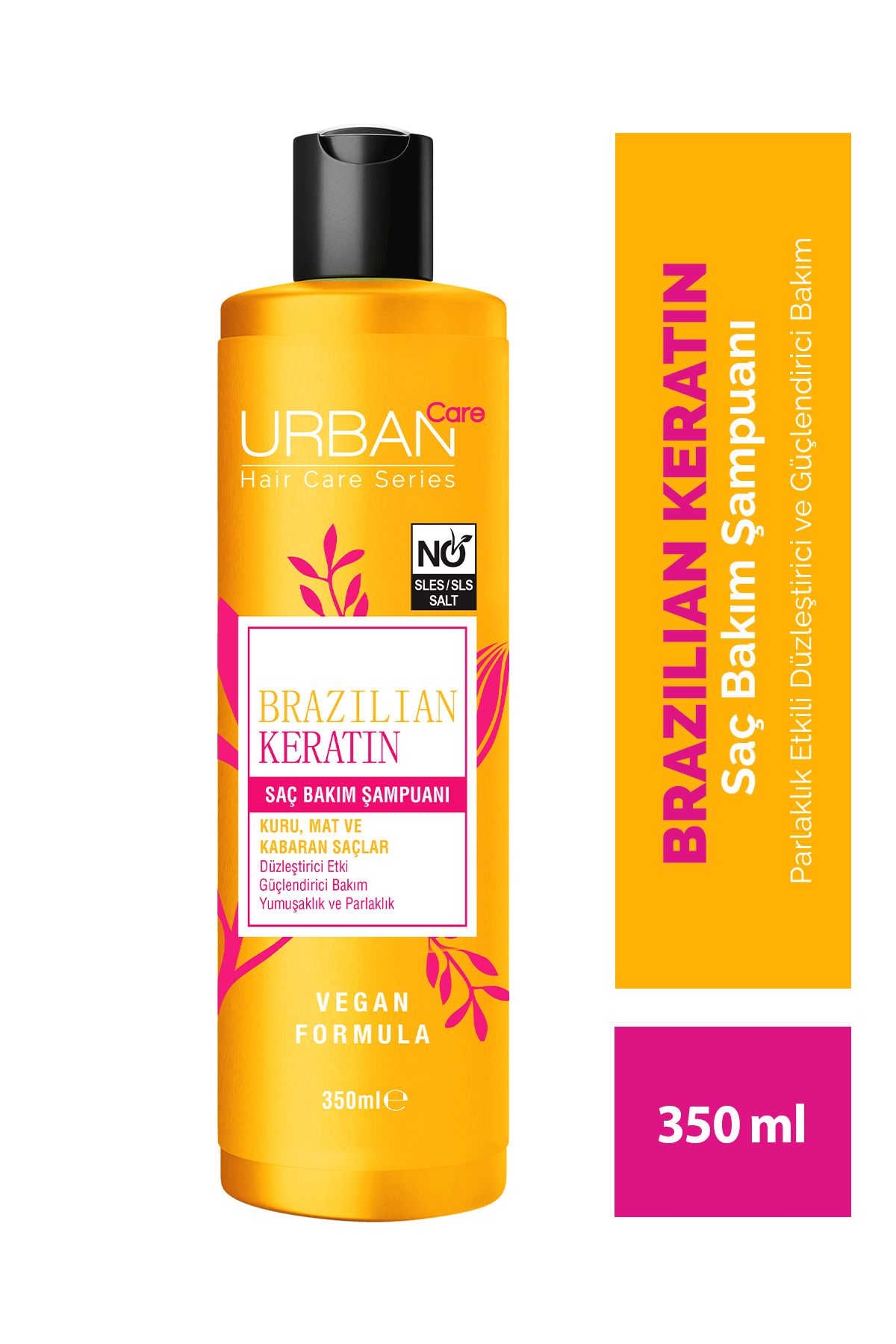 Urban Care Vegan Formülü İle Brazilian Keratin Bakım Şampuanı 350 ML S.GÜZELLİK