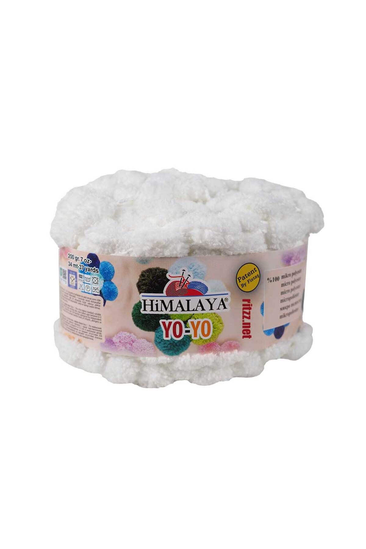 Himalaya Yo-Yo El Örgü İpliği 200 gr yoyo Beyaz