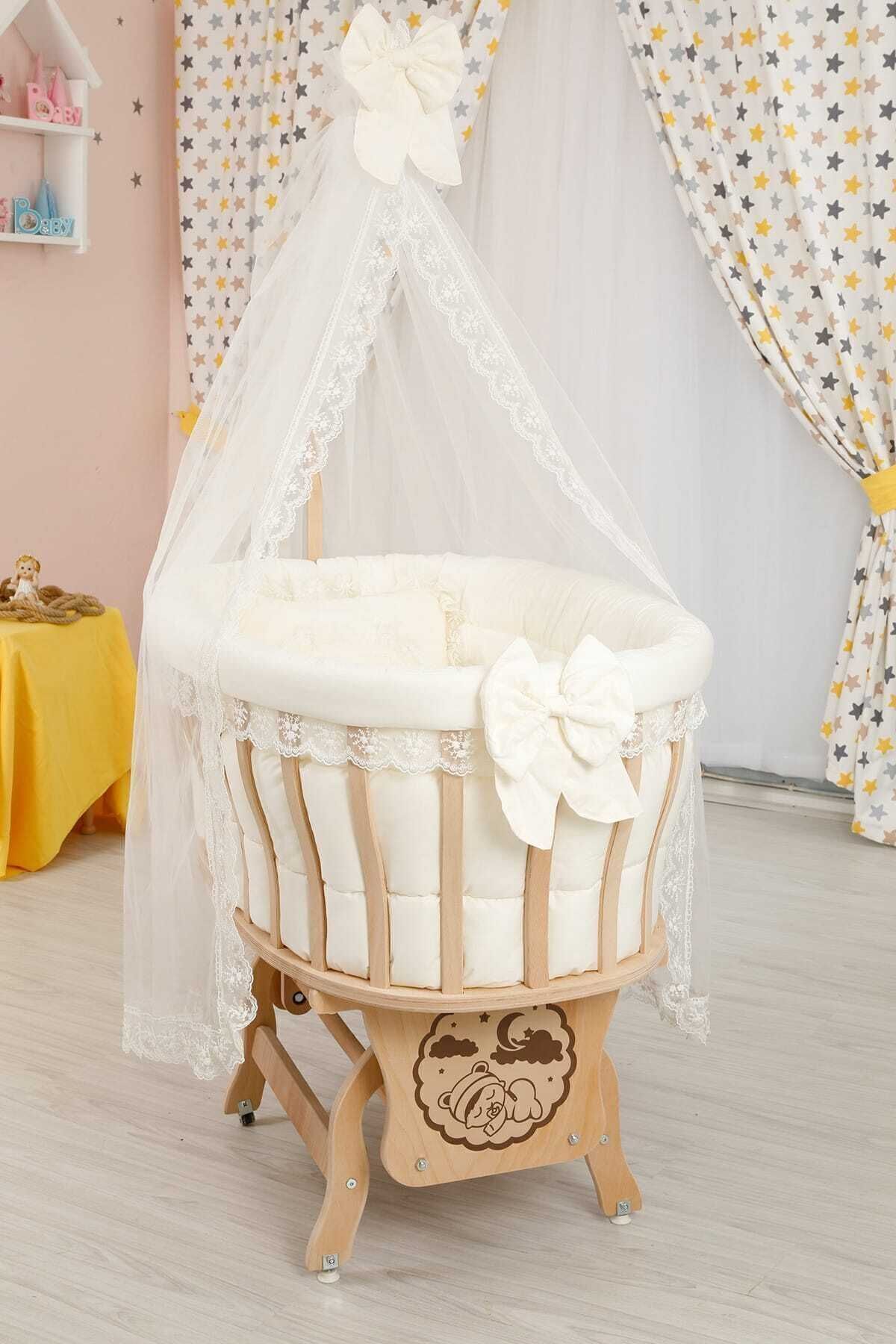 BebeK on For Sepet Beşik Krem Fransız Dantelli Uyku Seti fotoğrafı 3 (önizleme)