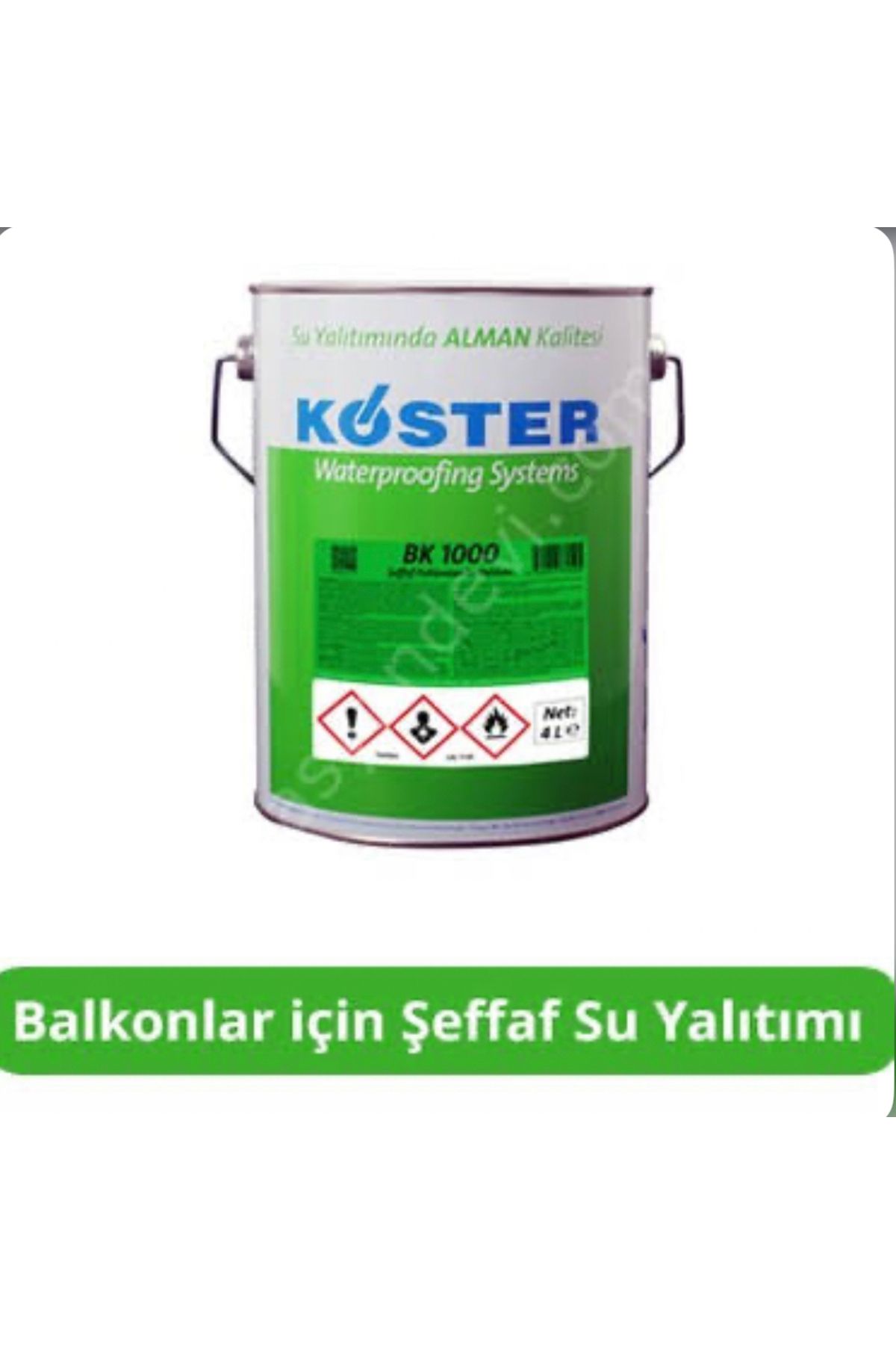 koster waterproofing systems Köster BK 1000 Şeffaf Su yalıtımı(Set)