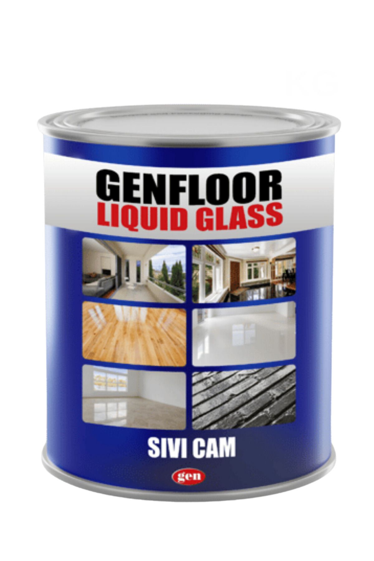 ellante GEN LIQUID GLASS SIVI CAM Fayans Balkon İçin Şeffaf Su Yalıtım Malzemesi 4 KG (3,5 A+0,5 B)