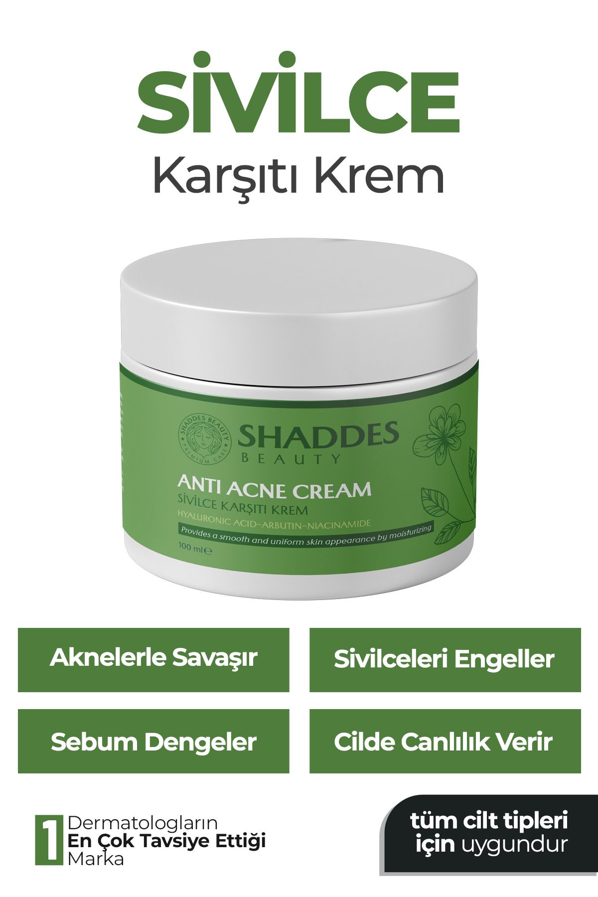 Shaddes Beauty Önleyici Ve Karşıtı Siyah Nokta Giderici Krem